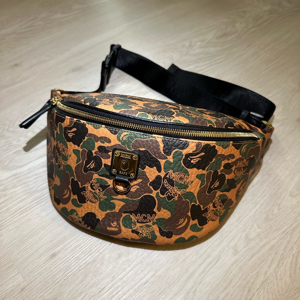 Bape x MCM Stark Belt Bag